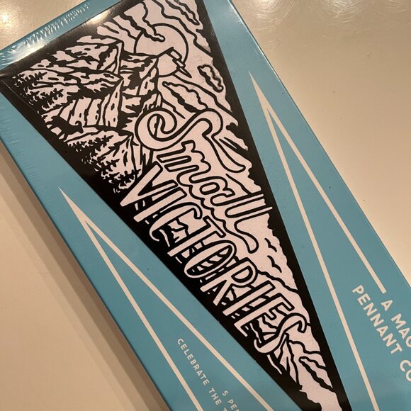 Snarky Velvet Pennant Coloring Kit with 5 Hangable Pennants and 8 Markers (new)x - Picture 11 of 12